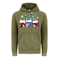 Vintage Olive dental christmas tree teeth and winter ado Vintage Hoodie - OliviaCreatesArt