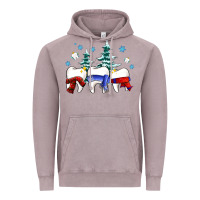 Vintage Zinc dental christmas tree teeth and winter ado Vintage Hoodie - OliviaCreatesArt