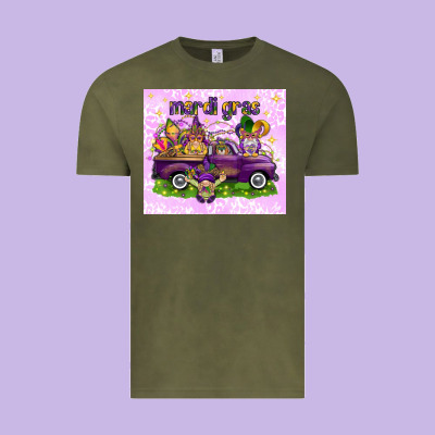 Mardi Gras With Gnomies Tumbler Vintage Tee Designed By Howdyjamesfarm