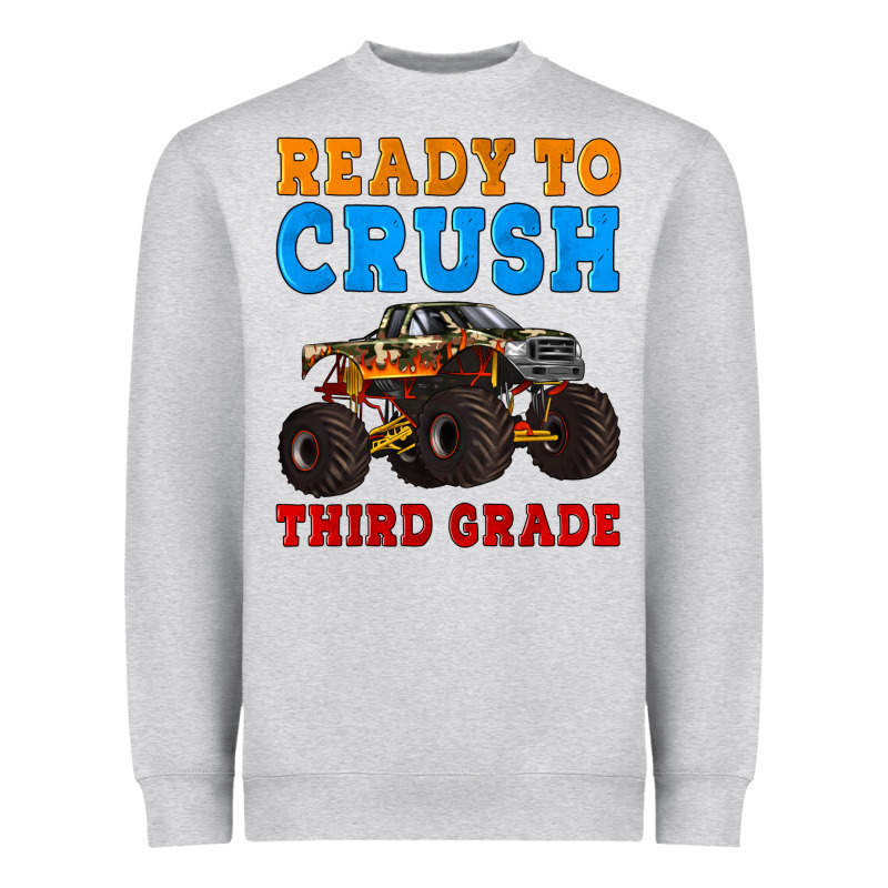 Ready To Crush Third Grade Heavyweight Sweatshirt by Artiststas | Teevron