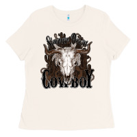 Bone Simmer down Cowboy Ladies Tee - HowdyJamesFarm