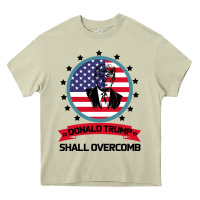 Mossy DONALD TRUMP 2016 WE SHALL OVERCOMB Heavy Core Tee - Bettercallsaul