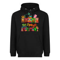 Black nacho average assistant Heavyweight Hoodie - AdoDesignShop