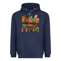 Navy nacho average assistant Heavyweight Hoodie - AdoDesignShop