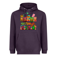 Plum nacho average assistant Heavyweight Hoodie - AdoDesignShop