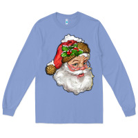 Colony Blue santa with snow Long Sleeve Tee - RanaPortraitStore