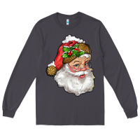 Smoke santa with snow Long Sleeve Tee - RanaPortraitStore
