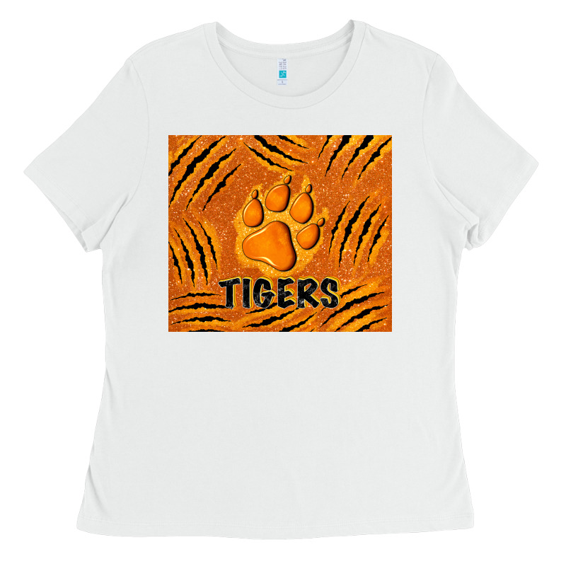 Tiger Paws Ladies Tee by TumblerDesignByShophia | Teevron