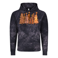 Cloud Black melanin christmas trees with lights Vintage Hoodie - FaDigitalArtStudio