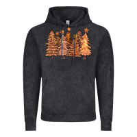 Vintage Black melanin christmas trees with lights Vintage Hoodie - FaDigitalArtStudio