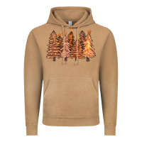 Vintage Camel melanin christmas trees with lights Vintage Hoodie - FaDigitalArtStudio