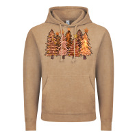 Vintage Coffee melanin christmas trees with lights Vintage Hoodie - FaDigitalArtStudio