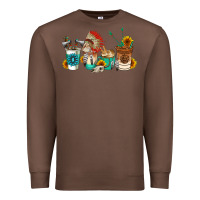 Chestnut indian coffee cups Premium Sweatshirt - AdoDesignShop