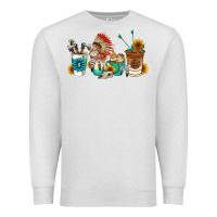 Oatmeal Heather indian coffee cups Premium Sweatshirt - AdoDesignShop