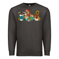 Smoke indian coffee cups Premium Sweatshirt - AdoDesignShop
