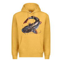 Mustard Catfish Illustrations Premium Hoodie - LillyAllenDesigns