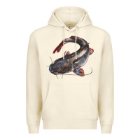 Sandshell Catfish Illustrations Premium Hoodie - LillyAllenDesigns