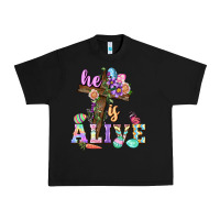 Black He is alive Easter Day Urban Heavy Tee - CowGirlArtShop