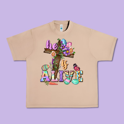 He Is Alive Easter Day Urban Heavy Tee Designed By Cowgirlartshop