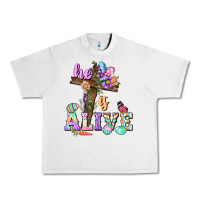 Lunar Rock He is alive Easter Day Urban Heavy Tee - CowGirlArtShop