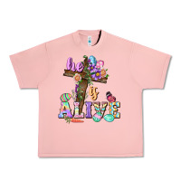Salmon He is alive Easter Day Urban Heavy Tee - CowGirlArtShop