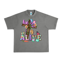 Tornado He is alive Easter Day Urban Heavy Tee - CowGirlArtShop