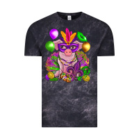 Cloud Black Mardi Gras Pig Vintage Tee - HowdyJamesFarm