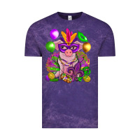 Cloud Purple Mardi Gras Pig Vintage Tee - HowdyJamesFarm