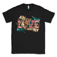 Black Love Horse Classic Tee - HowdyJamesFarm