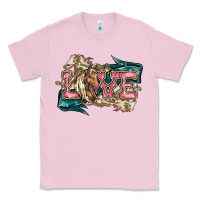 Bubblegum Pink Love Horse Classic Tee - HowdyJamesFarm