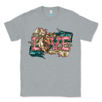 Heather Grey Love Horse Classic Tee - HowdyJamesFarm