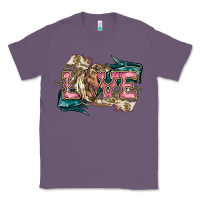 Lavender Love Horse Classic Tee - HowdyJamesFarm