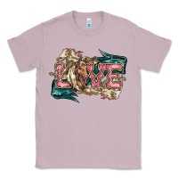 Lilac Love Horse Classic Tee - HowdyJamesFarm
