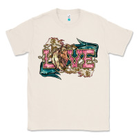 Natural Love Horse Classic Tee - HowdyJamesFarm