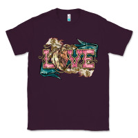 Plum Love Horse Classic Tee - HowdyJamesFarm