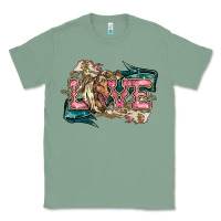 Sage Love Horse Classic Tee - HowdyJamesFarm