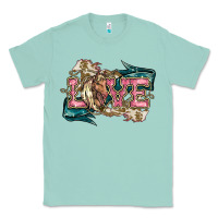 Seafoam Love Horse Classic Tee - HowdyJamesFarm