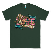 Sports Green Love Horse Classic Tee - HowdyJamesFarm