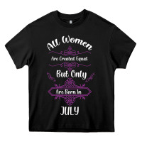 Black all women are created equal but only the smartest are born in july bla Heavy Core Tee - Bettercallsaul
