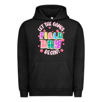 Pigment Black field day let the games begin Urban Hoodie - JahusDesignShop