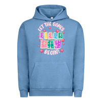 Pigment Pebble Blue field day let the games begin Urban Hoodie - JahusDesignShop