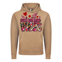 Vintage Coffee valentine vibes olivia Vintage Hoodie - OliviaCreatesArt