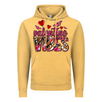 Vintage Mustard valentine vibes olivia Vintage Hoodie - OliviaCreatesArt