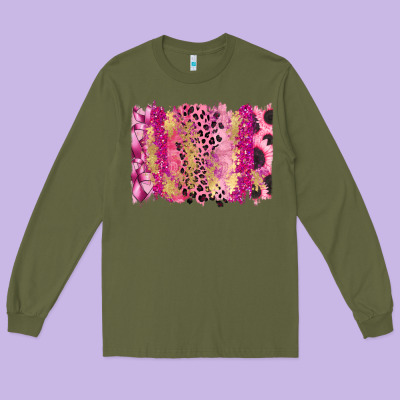 Cancer Brushstroke Long Sleeve Tee Designed By Fadigitalartstudio