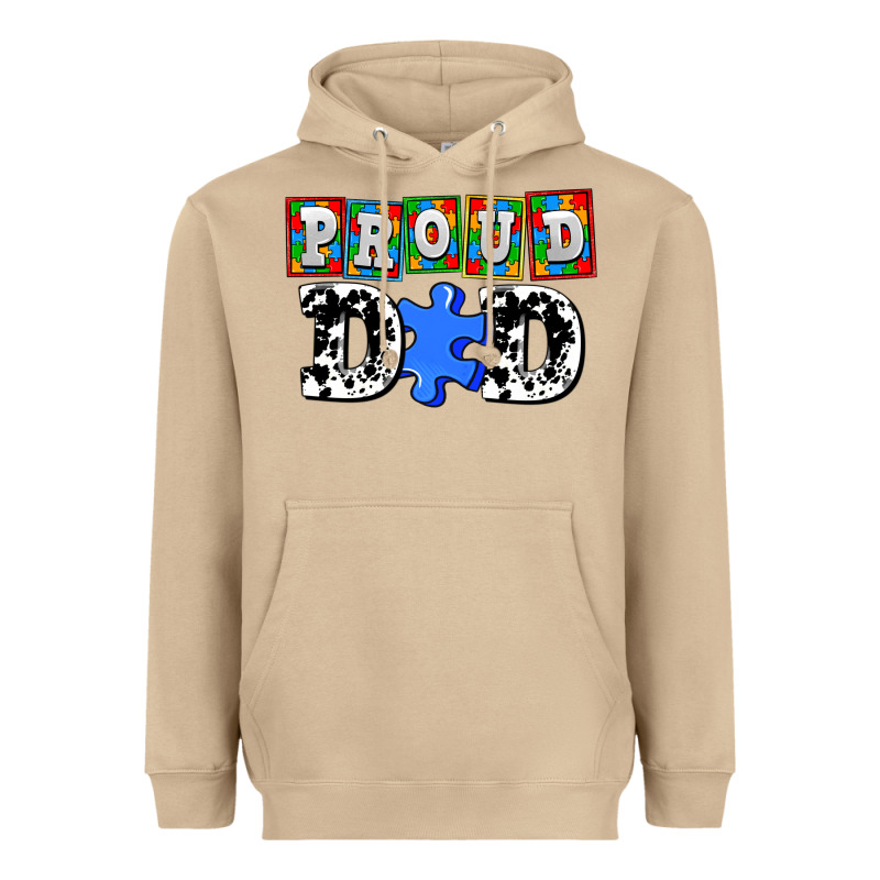 Proud Dad Heavyweight Hoodie by AdoDesignShop | Teevron