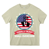 Mossy DONALD TRUMP 2016 WE SHALL OVERCOMB Heavy Core Tee - Bettercallsaul