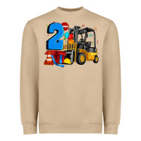 Mushroom forklift birthday two Heavyweight Sweatshirt - Artiststas