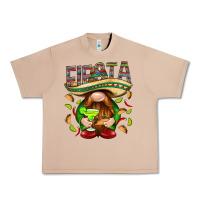 Burro Fiesta gnome with tacos Mexico Urban Heavy Tee - HowdyJamesFarm