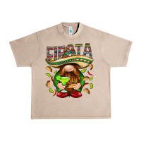 French Oak Fiesta gnome with tacos Mexico Urban Heavy Tee - HowdyJamesFarm