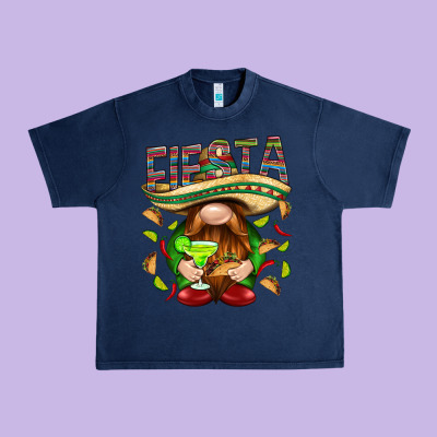 Fiesta Gnome With Tacos Mexico Urban Heavy Tee Designed By Howdyjamesfarm